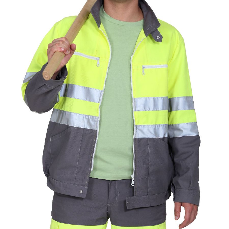75% Polyester 25% Polyurethane, Water Resistant, Breathable, High Visible, 1/1 Plain Woven Fabric