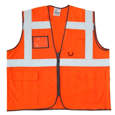 Safety Jacket EN 20471 HiVis Orange