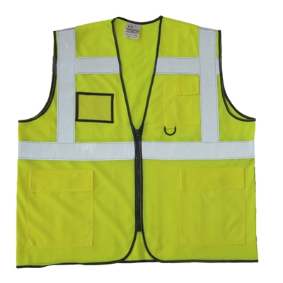 Safety Jacket EN 20471 HiVis Yellow